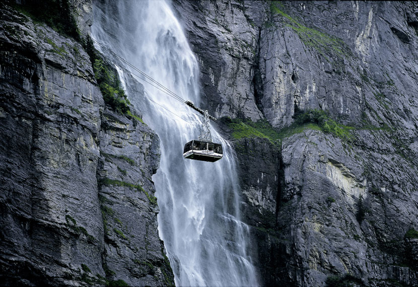 Cable-Car-to-Muerren—Muerrenbach-Falls